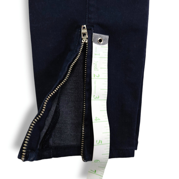 NWOT Pistola High Rise Slit Pockets Ankle Zip Skinny Jeans Sz. 26 Midnight Blue - Picture 10 of 12